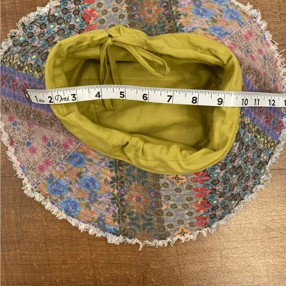 NATURAL LIFE Sandy Days Bucket Hat Watercolor Patchwork Sunny Day Boho Festival - Picture 14 of 14